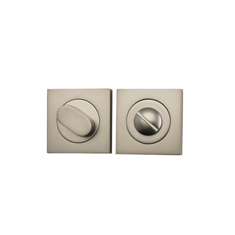 Privacy Turn Square Satin Nickel