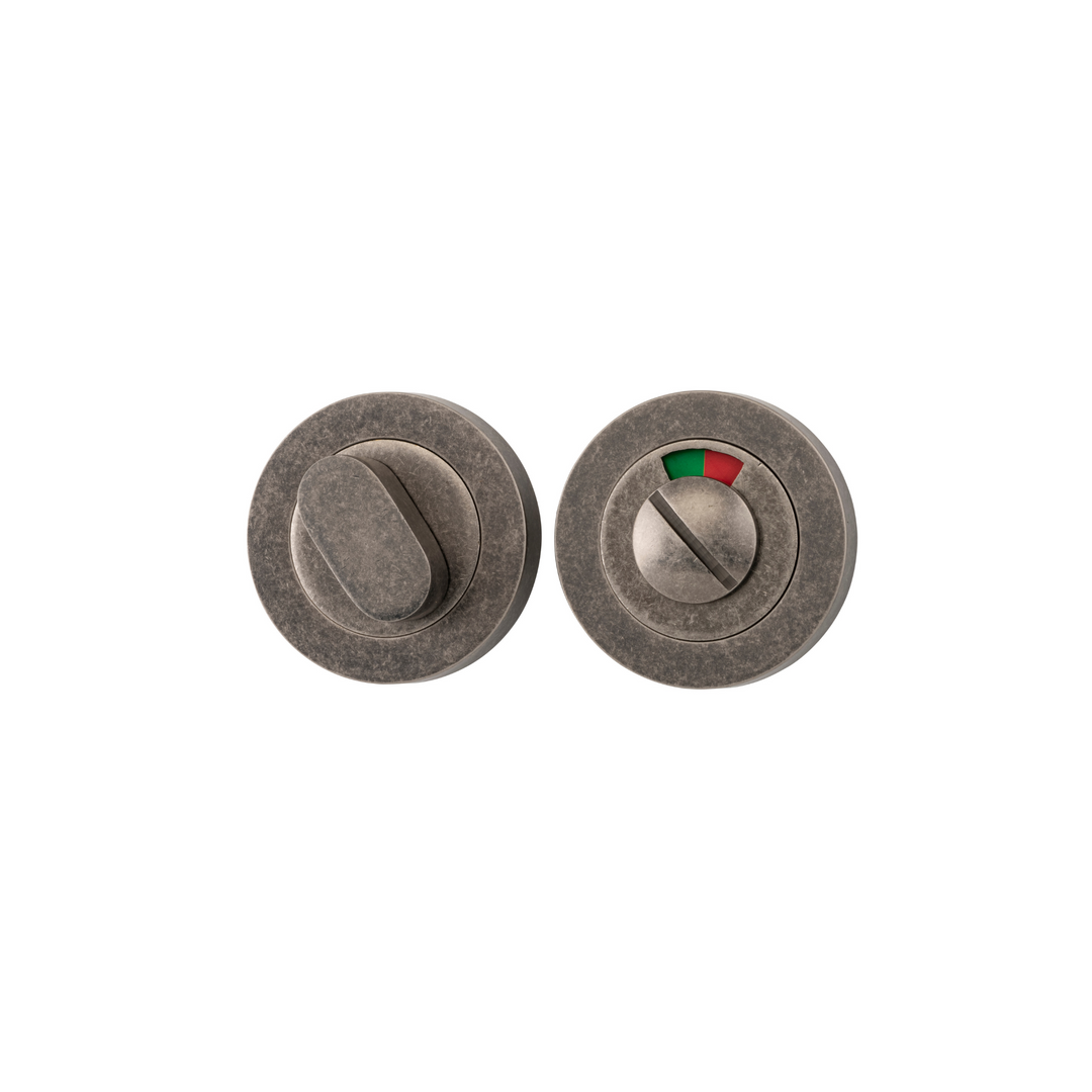 Privacy Turn with Indicator Round Distressed Nickel