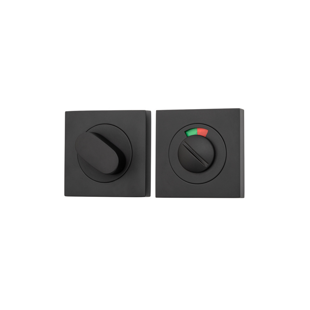 Privacy Turn with Indicator Square Matt Black