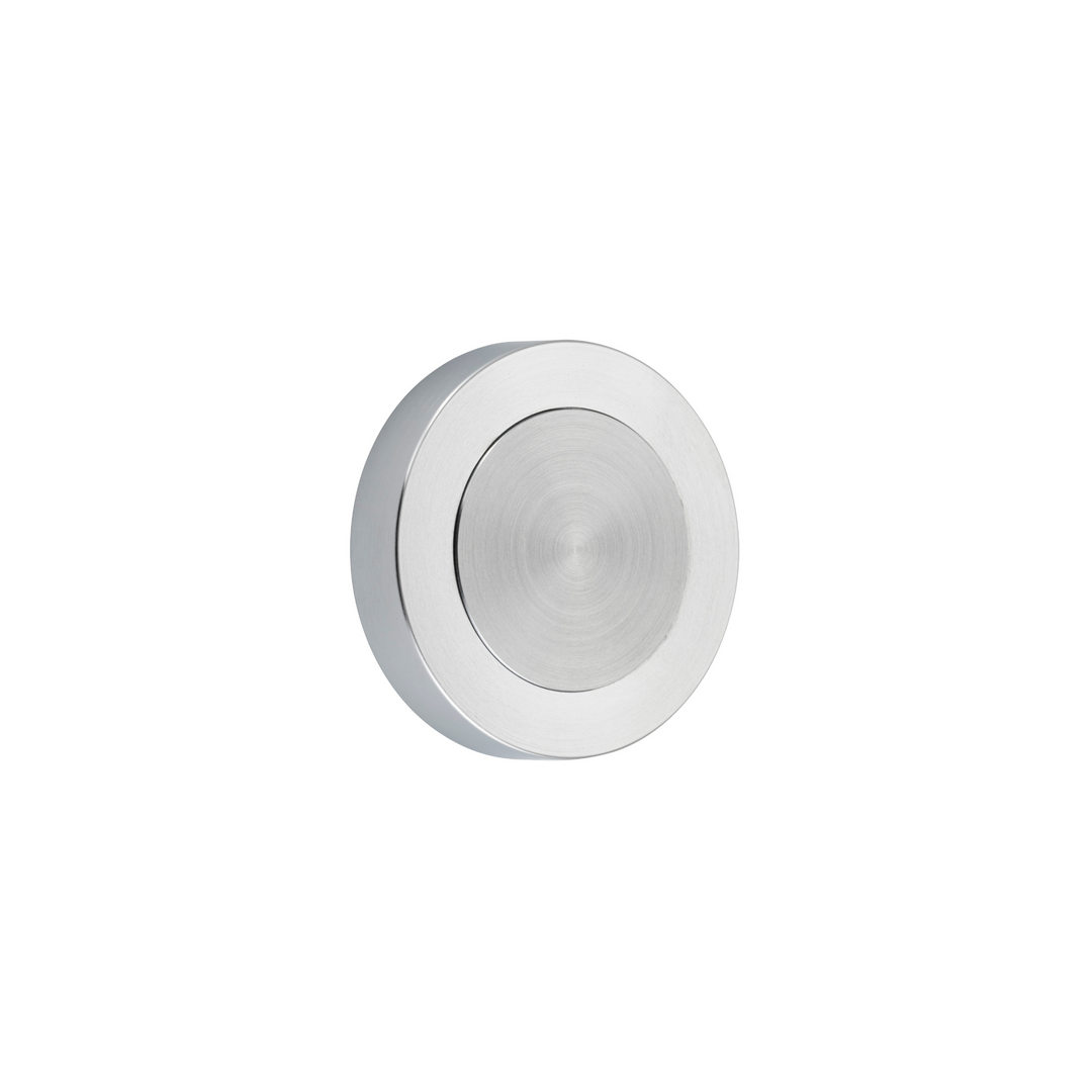 Blank Rose Round Brushed Chrome