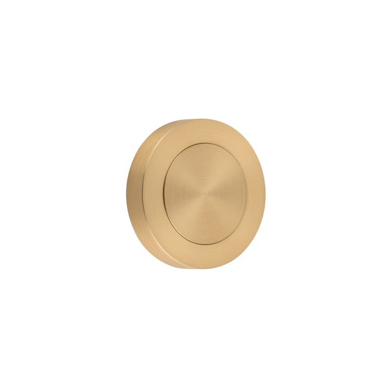 Blank Rose Round Brushed Brass