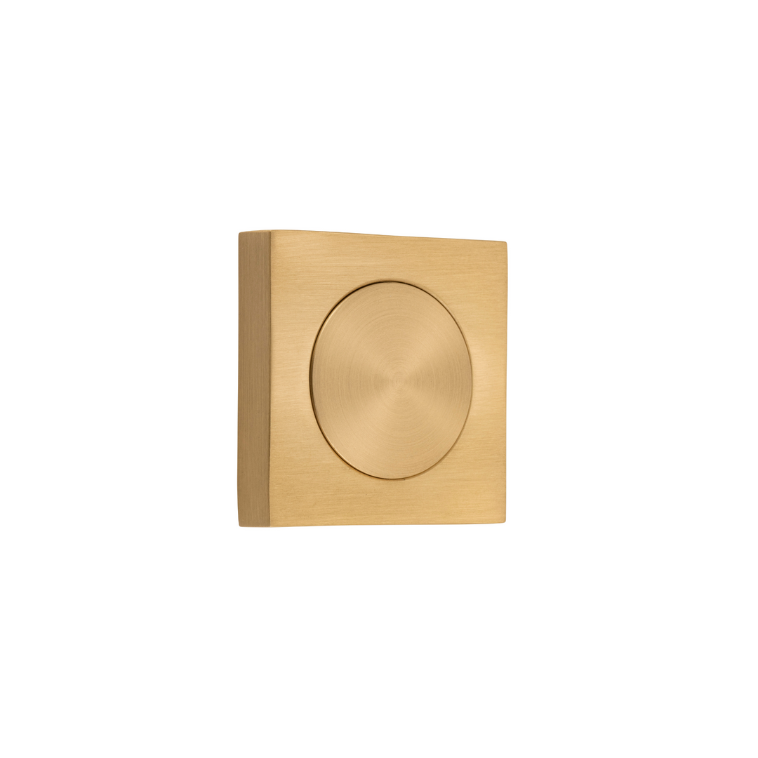 Blank Rose Square Brushed Brass