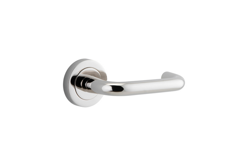 Oslo Lever on Rose Polished Nickel