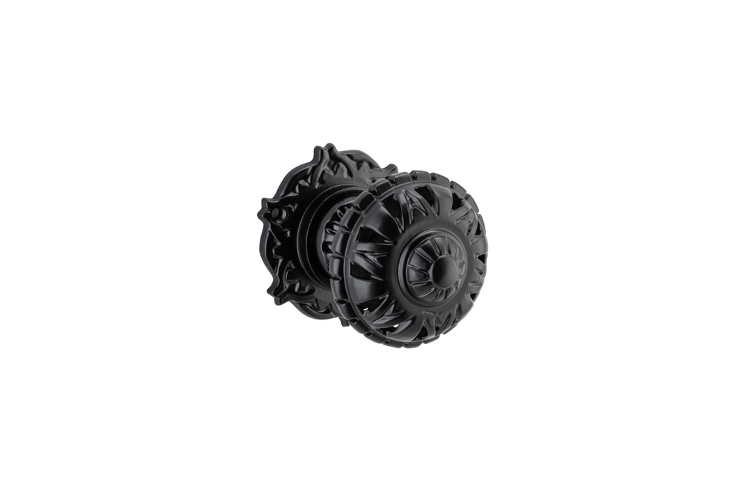 Filigree Knob Matt Black