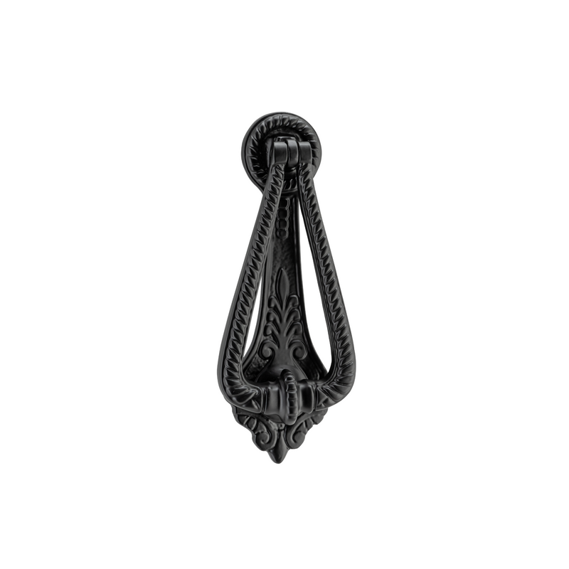 Edwardian Door Knocker Matt Black