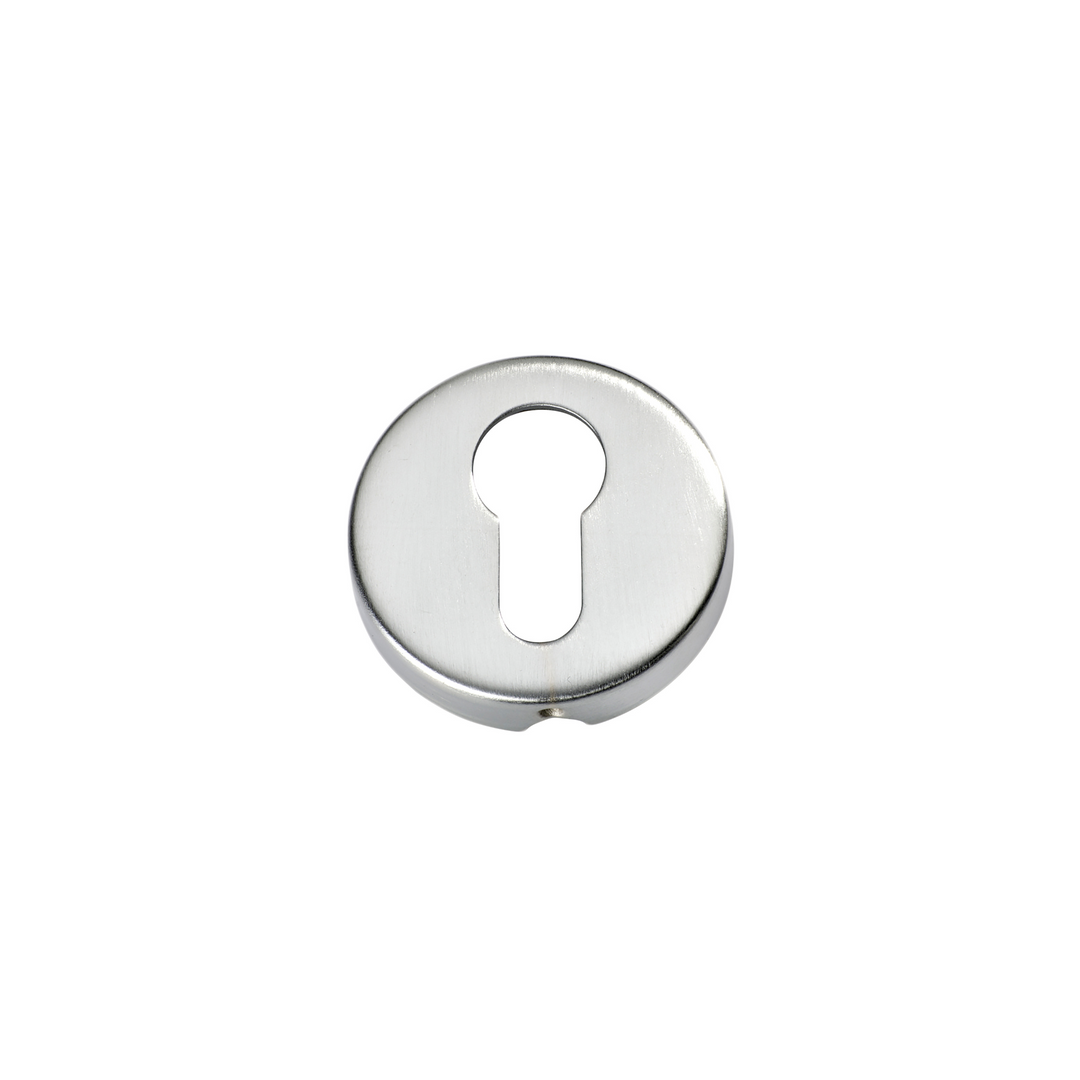 Euro Escutcheon Satin Chrome