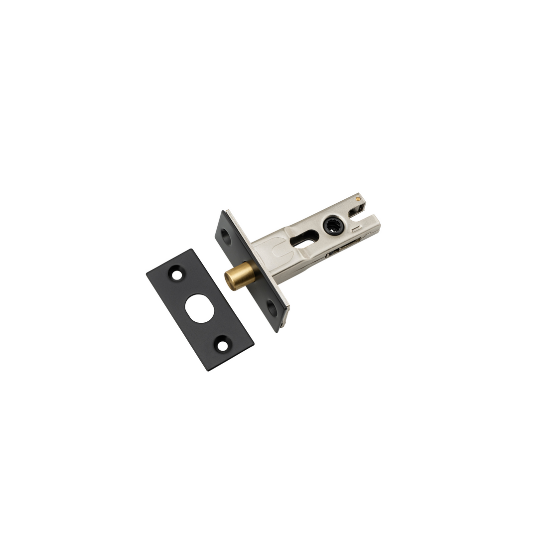 Privacy Bolt Round Matt Black 45mm