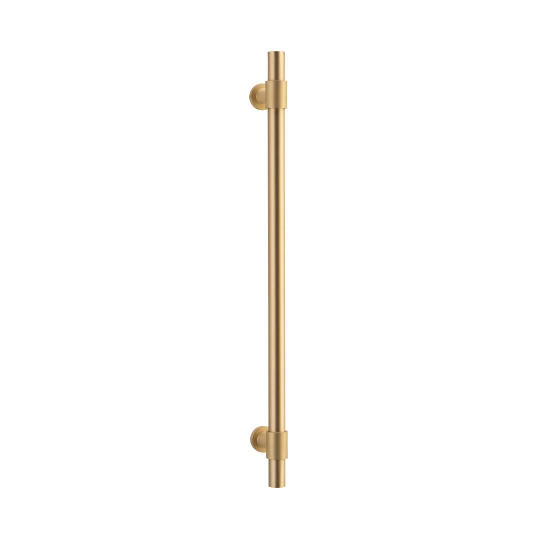 Helsinki Pull Handle Brushed Brass 450mm