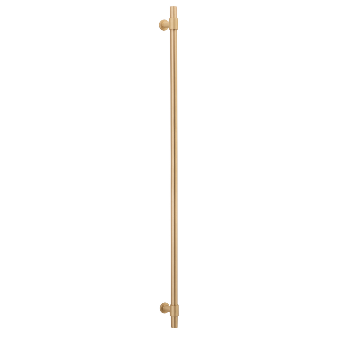 Helsinki Pull Handle Brushed Brass 900mm