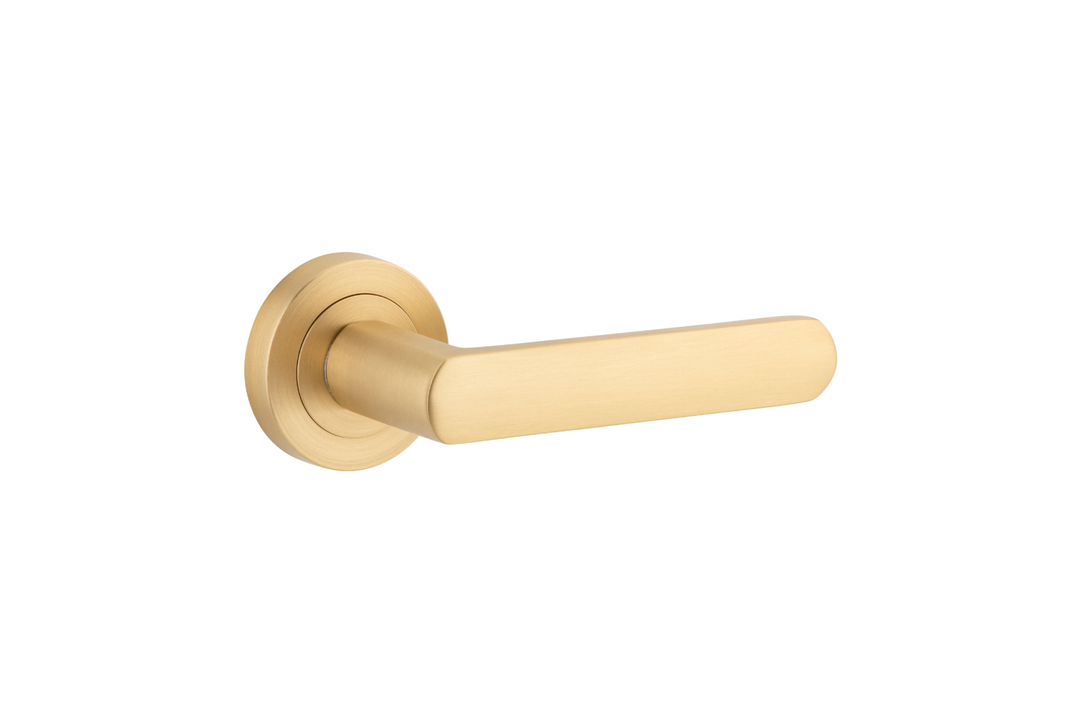 Osaka Lever on Rose Brushed Brass