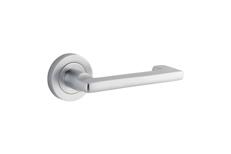 Baltimore Return Lever on Rose Brushed Chrome