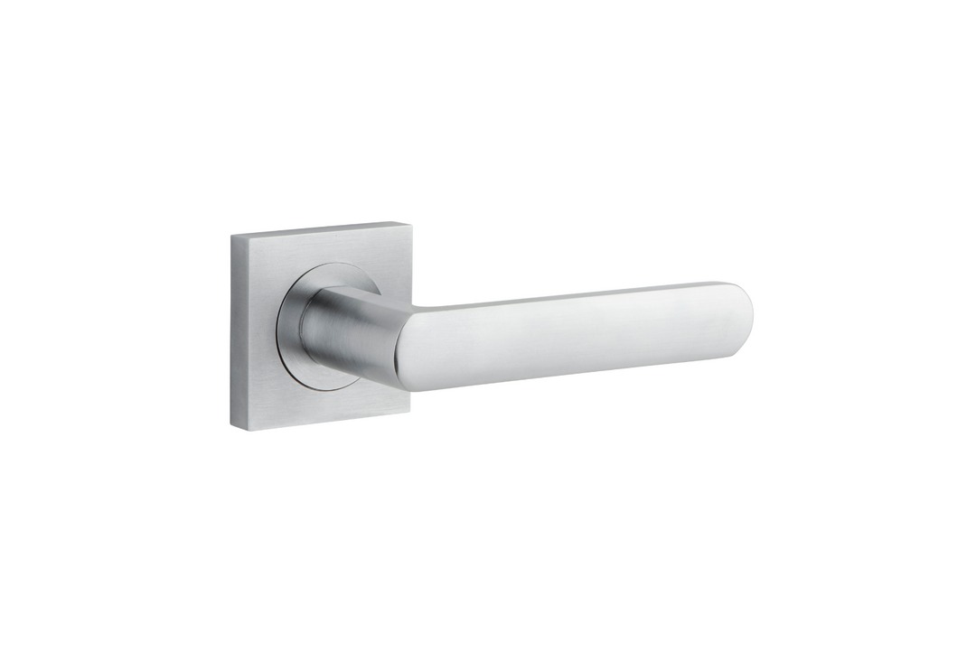 Osaka Lever on Square Rose Brushed Chrome