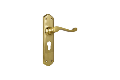 Windsor Lever Unlacquered Polished Brass