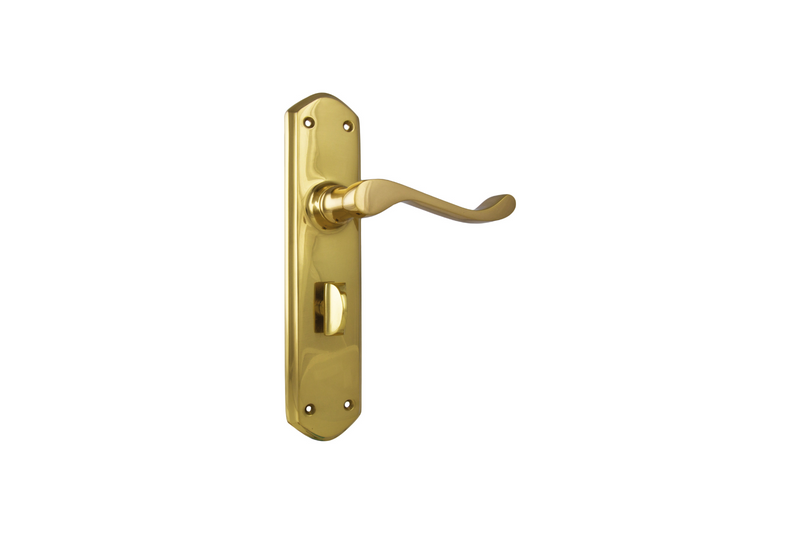 Windsor Lever Unlacquered Polished Brass