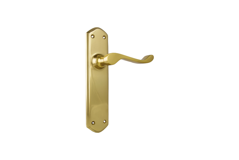 Windsor Lever Unlacquered Polished Brass