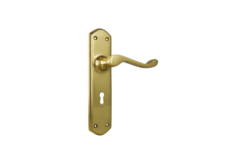 Windsor Lever Unlacquered Polished Brass