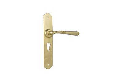 Reims Lever Unlacquered Polished Brass