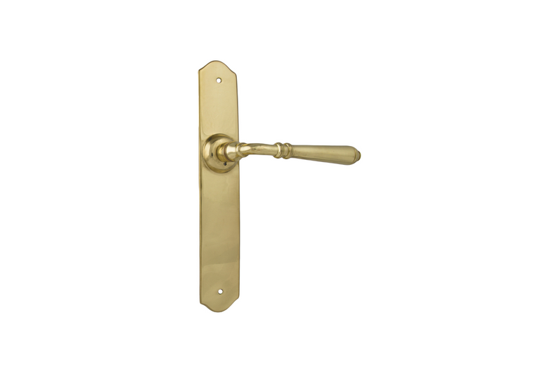 Reims Lever Unlacquered Polished Brass