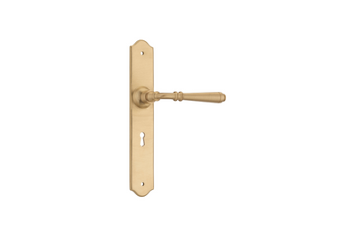 Reims Lever Unlacquered Satin Brass