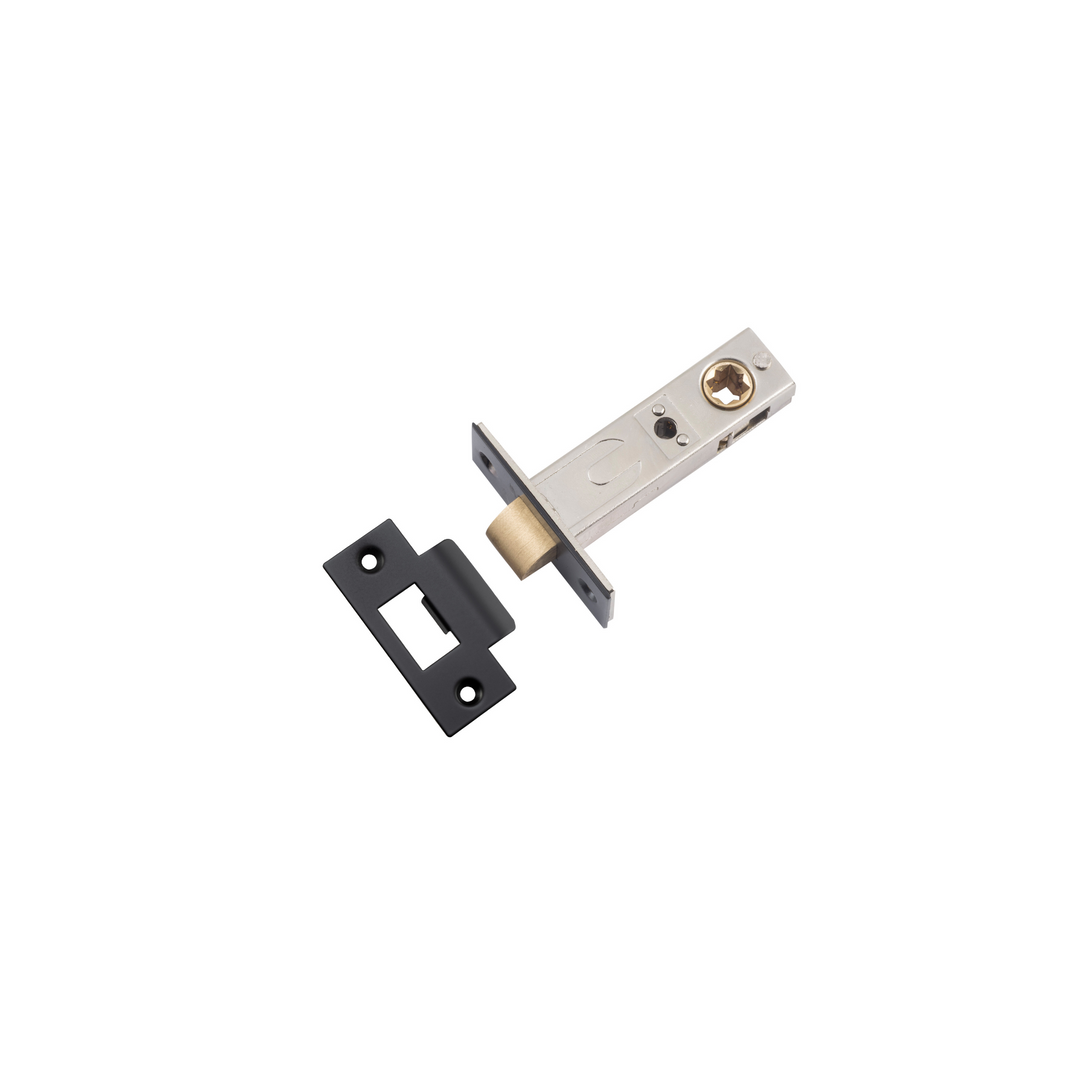 Tube Latch - Split Cam 'T' Striker Matt Black 60mm
