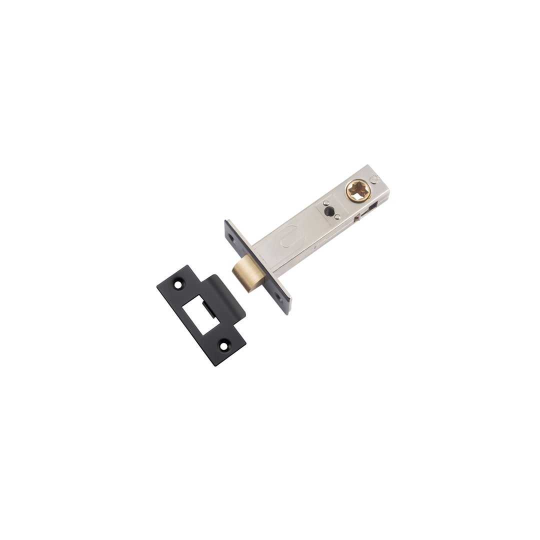 Tube Latch - Split Cam 'T' Striker Matt Black 70mm