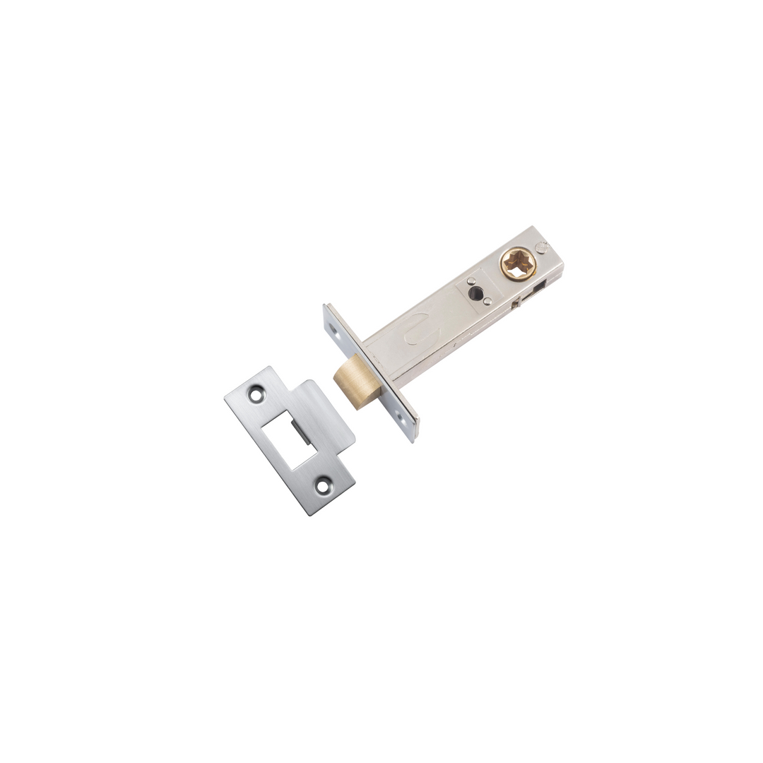 Tube Latch - Split Cam 'T' Striker Brushed Chrome 70mm