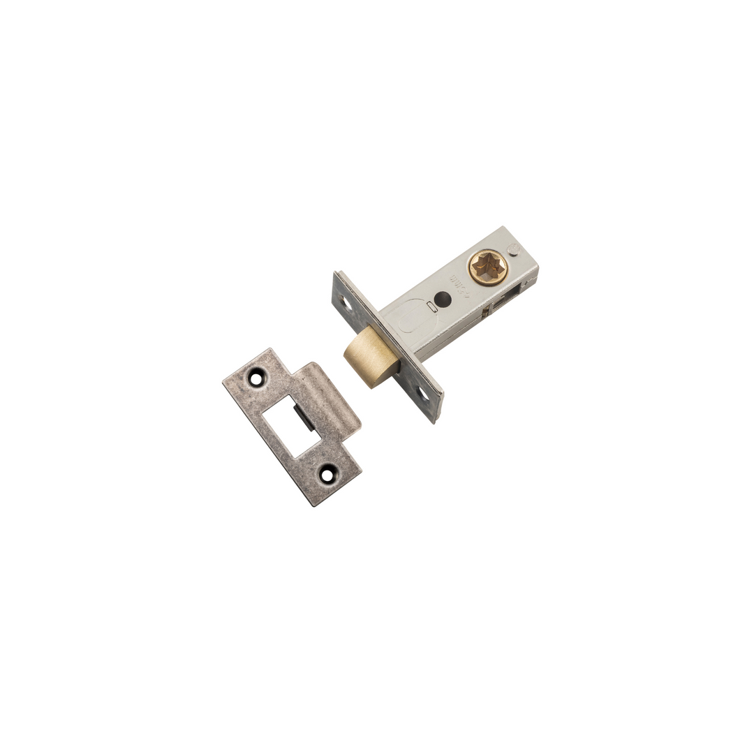 Tube Latch - Split Cam 'T' Striker Distressed Nickel 45mm