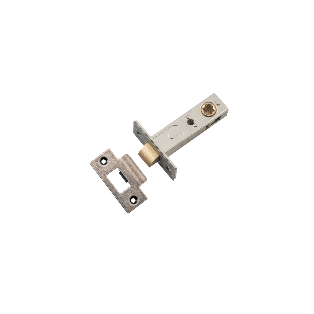 Tube Latch - Split Cam 'T' Striker Distressed Nickel 60mm