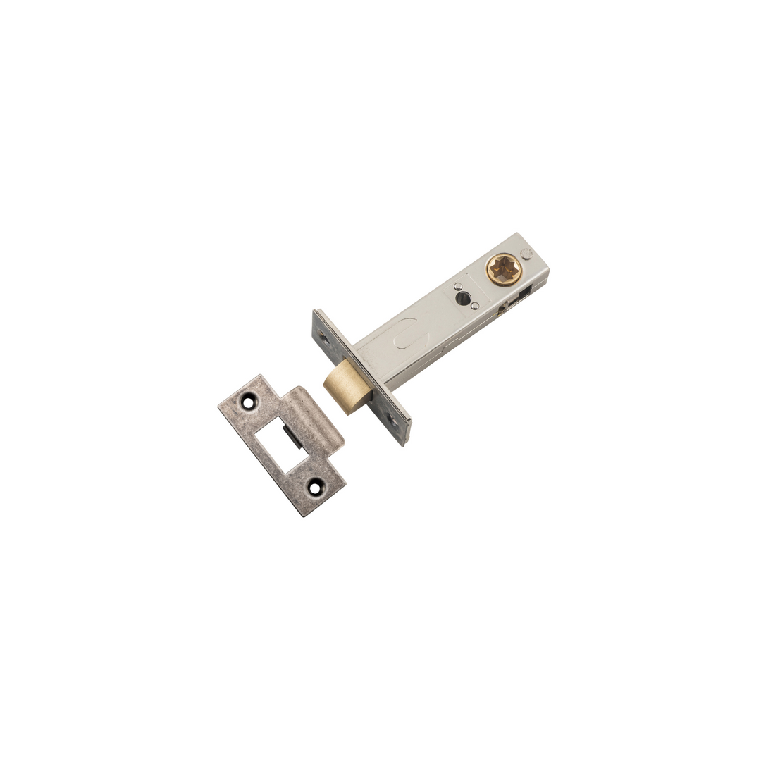 Tube Latch - Split Cam 'T' Striker Distressed Nickel 70mm