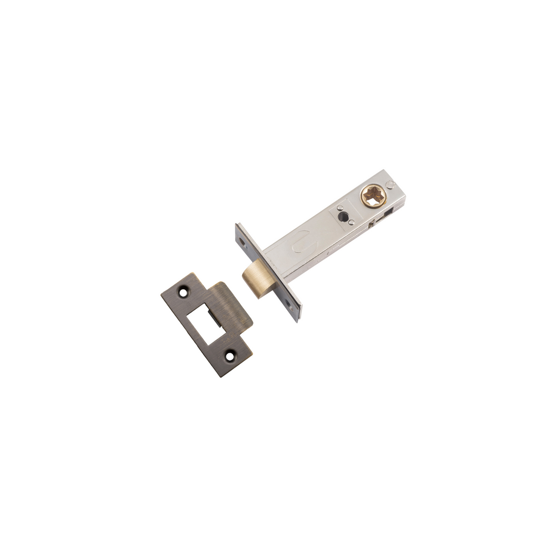 Tube Latch - Split Cam Hard Sprung 'T' Striker Signature Brass 70mm
