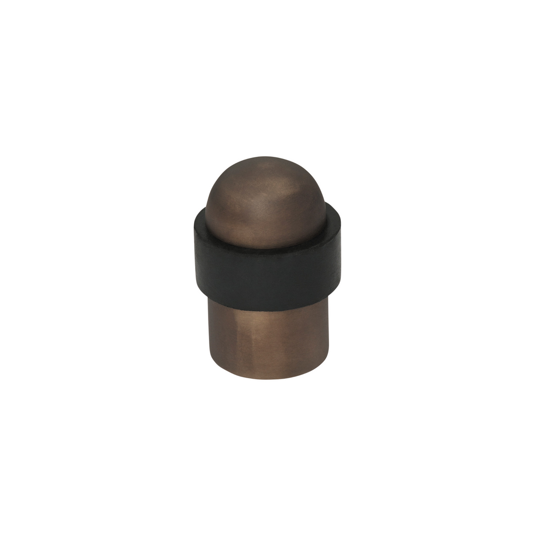 Door Stop - Domed Antique Brass