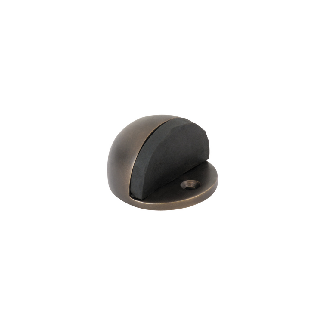 Door Stop - Oval Antique Brass