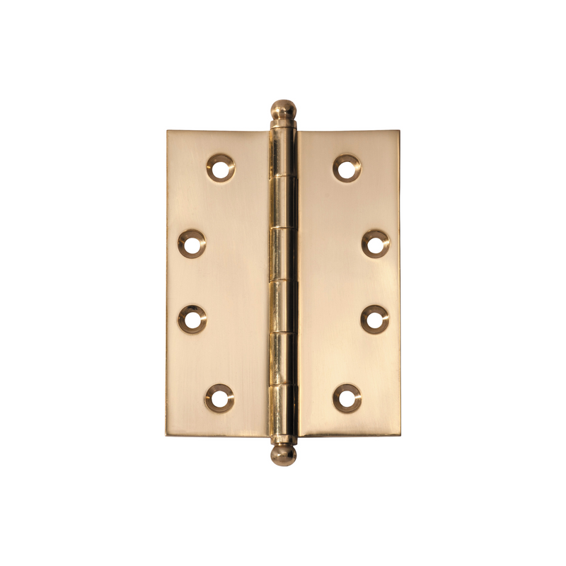 Hinge - Loose Pin Polished Brass 100mm x 75mm