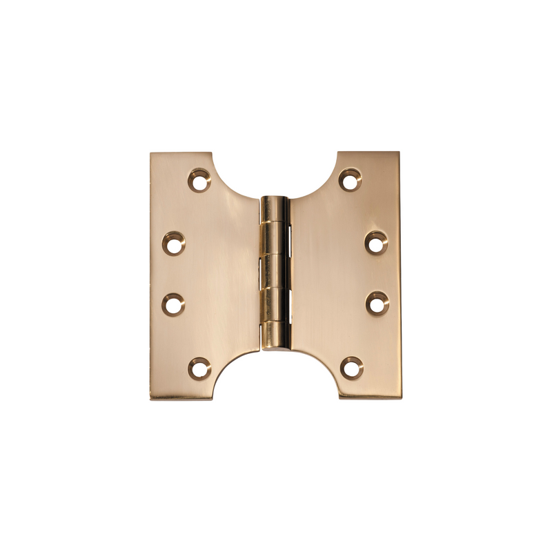 Hinge - Parliament Polished Brass 100mm x 100mm