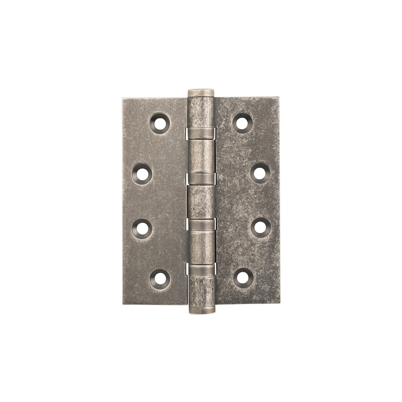 Hinge - Ball Bearing Distressed Nickel 100mm x 75mm