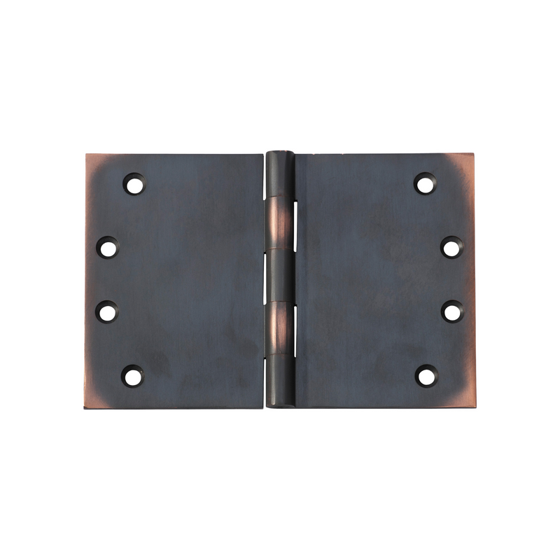 Hinge - Broad Butt Antique Copper 100mm x 150mm