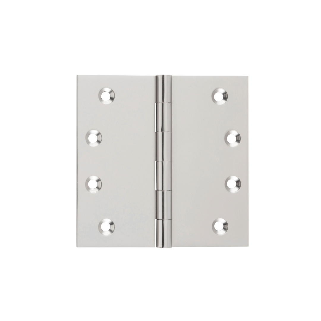 Hinge - Fixed Pin Satin Nickel 100mm x 100mm