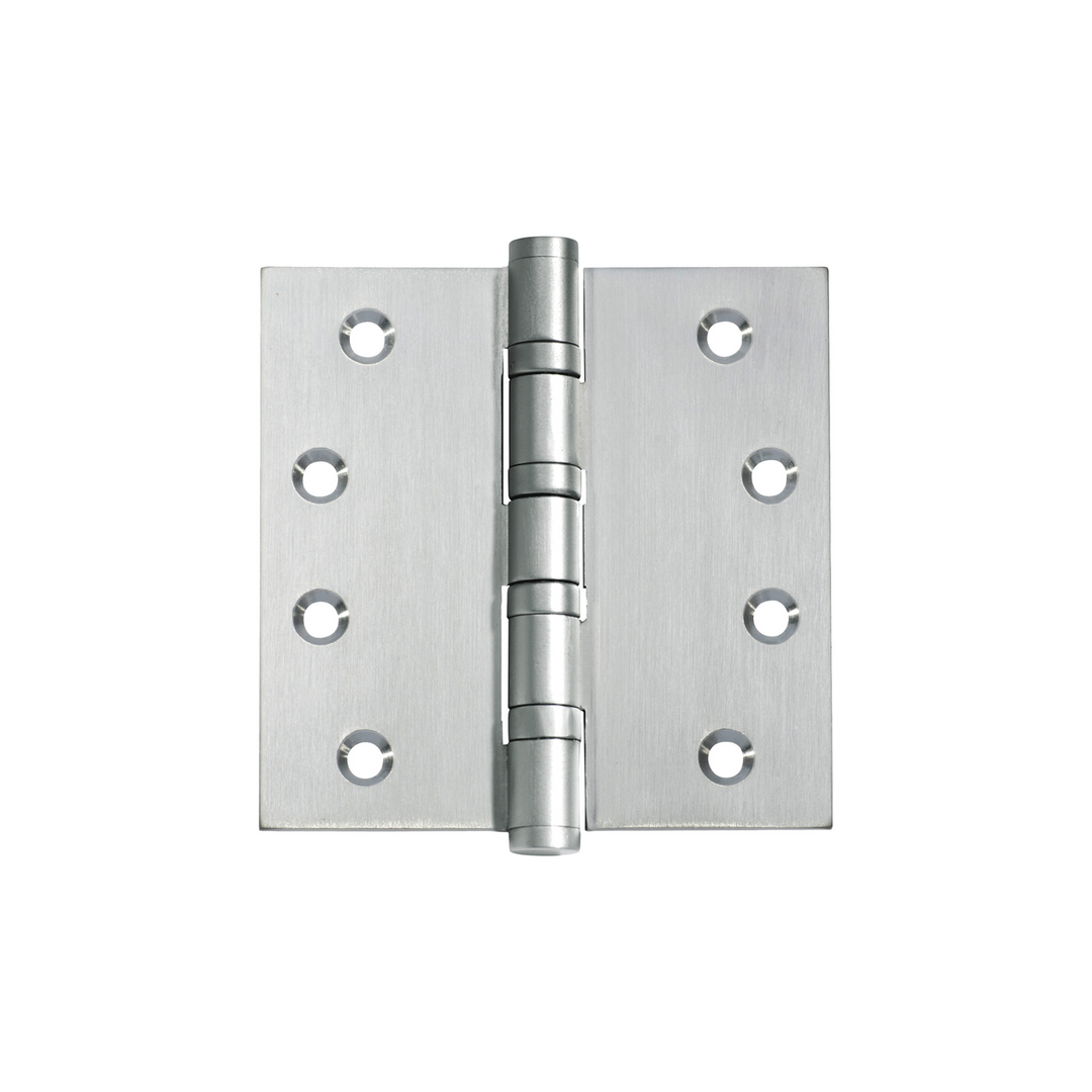 Hinge - Ball Bearing Brushed Chrome 100mm x 100mm