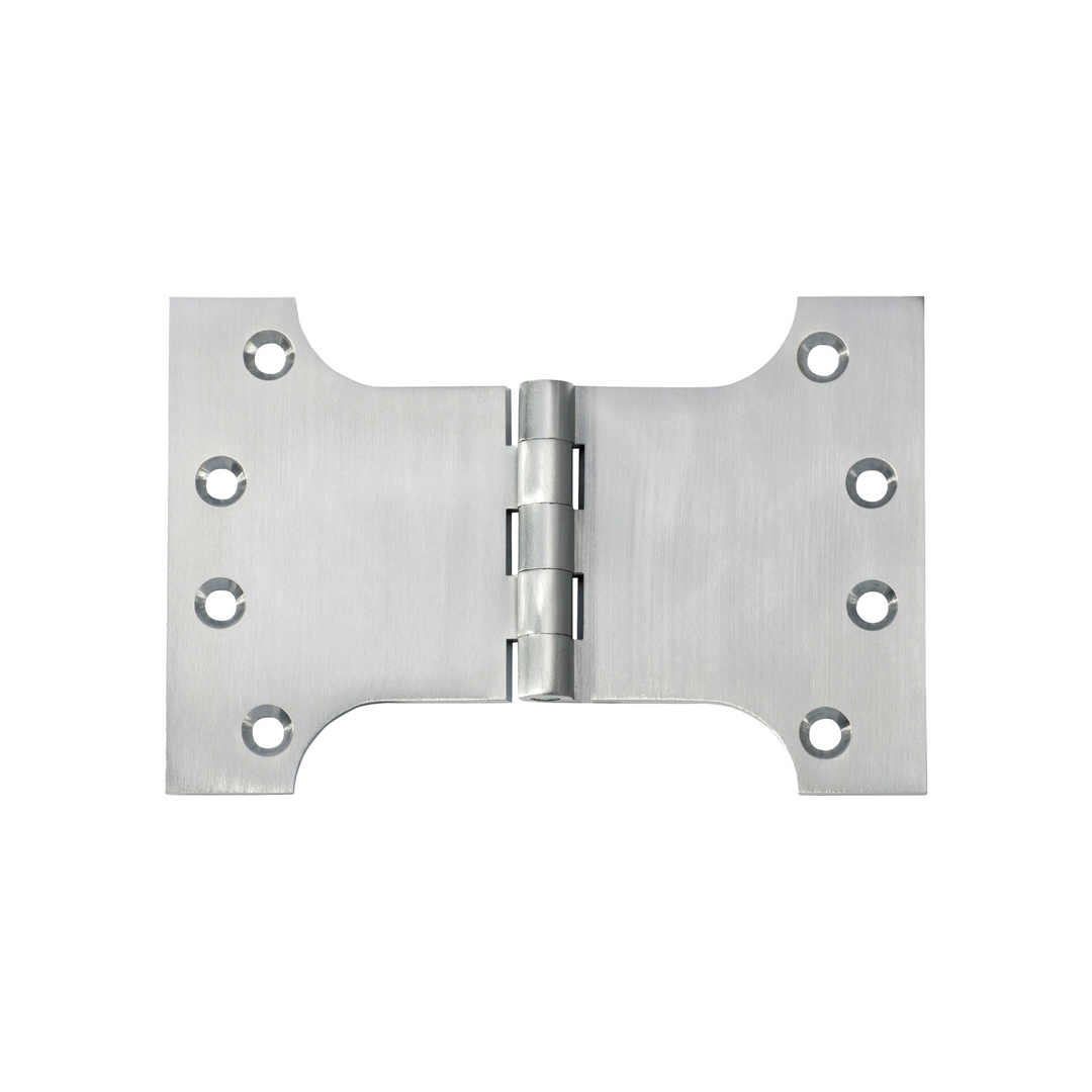 Hinge - Parliament Satin Chrome 100mm x 150mm