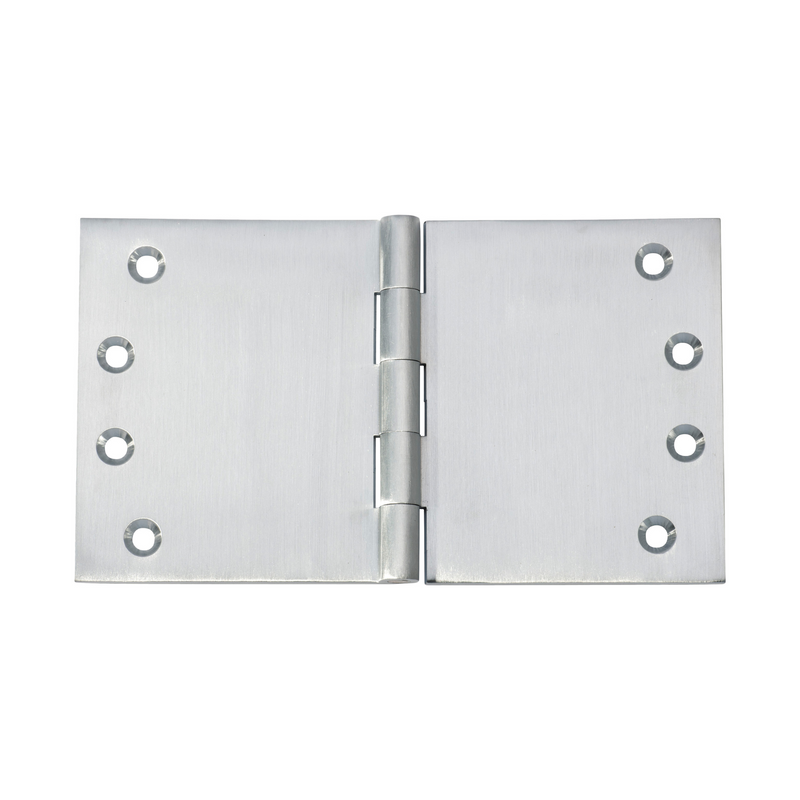 Hinge - Broad Butt Satin Chrome 100mm x 175mm