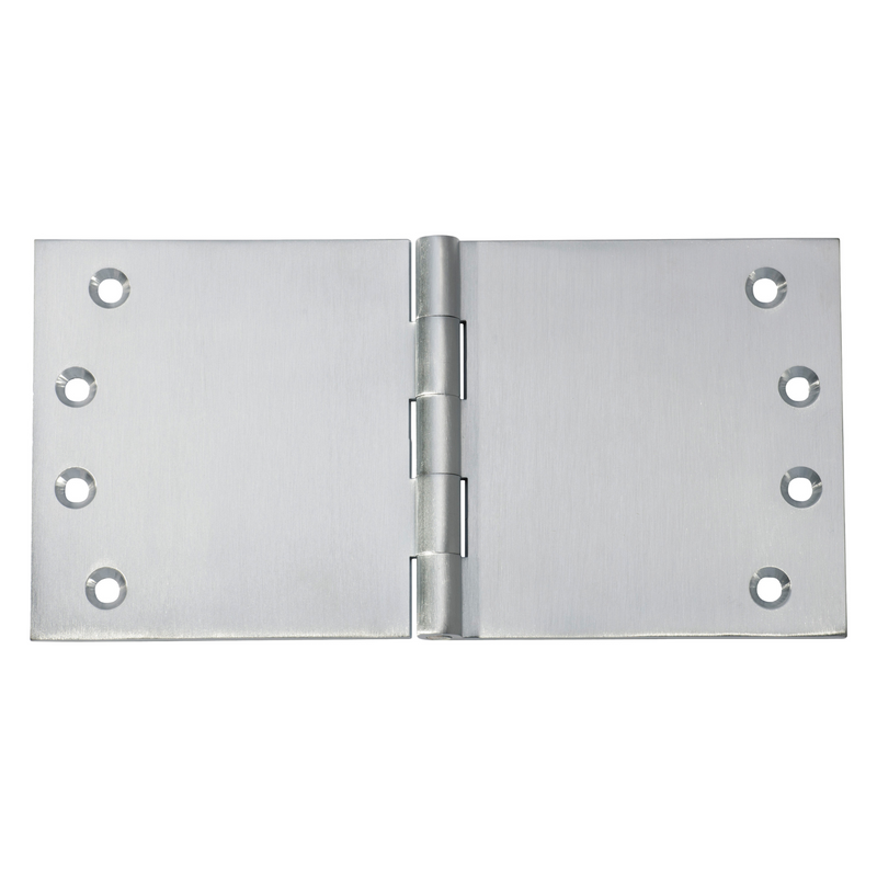 Hinge - Broad Butt Satin Chrome 100mm x 200mm