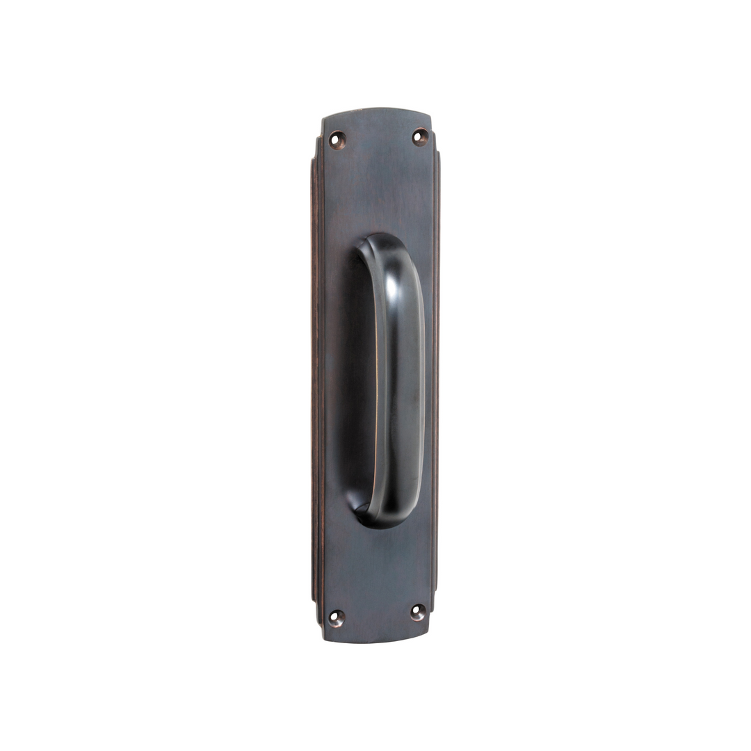 Deco Door Pull Handle Antique Copper