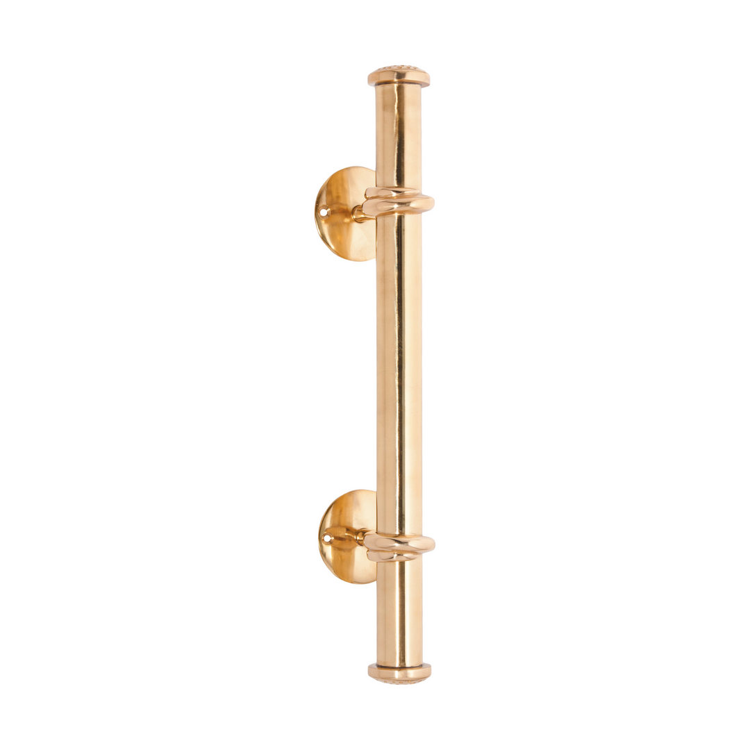 Bar Pull Handle Polished Brass 420mm