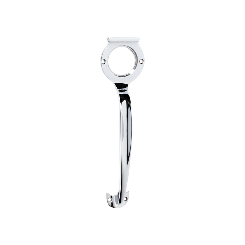 Cylinder Hole Pull Handle Polished Chrome