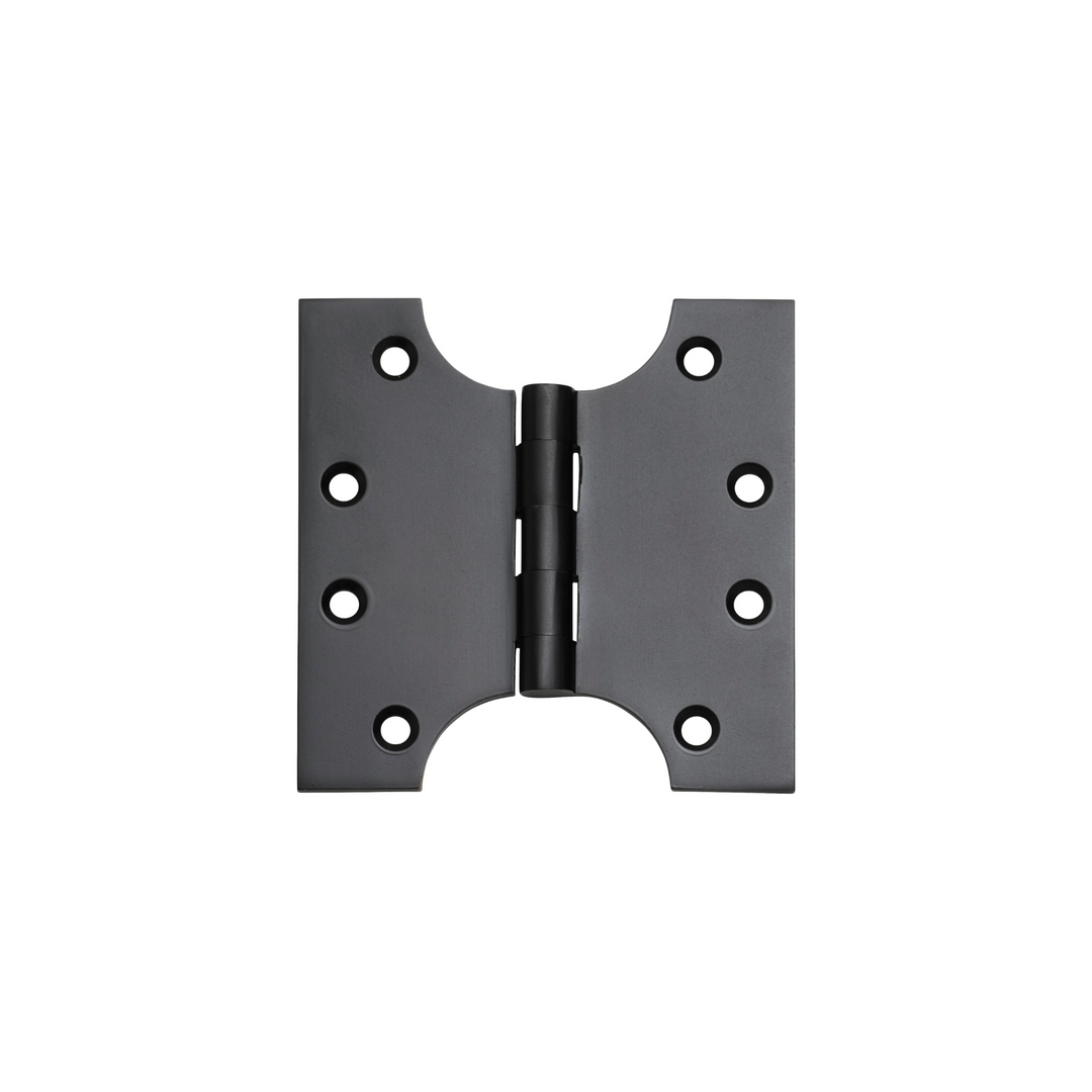 Hinge - Parliament Matt Black 100mm x 100mm