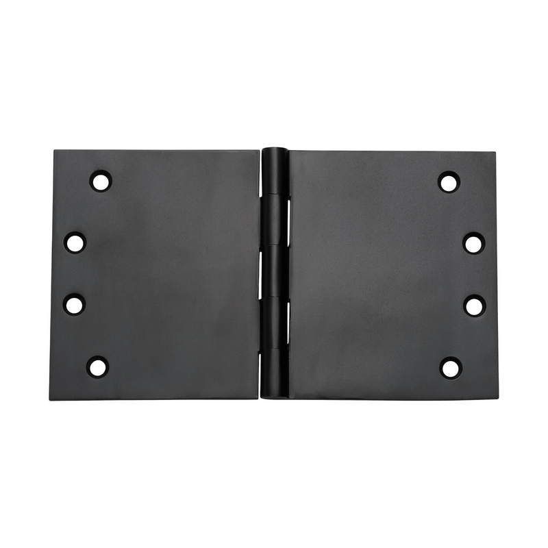 Hinge - Broad Butt Matt Black 100mm x 175mm