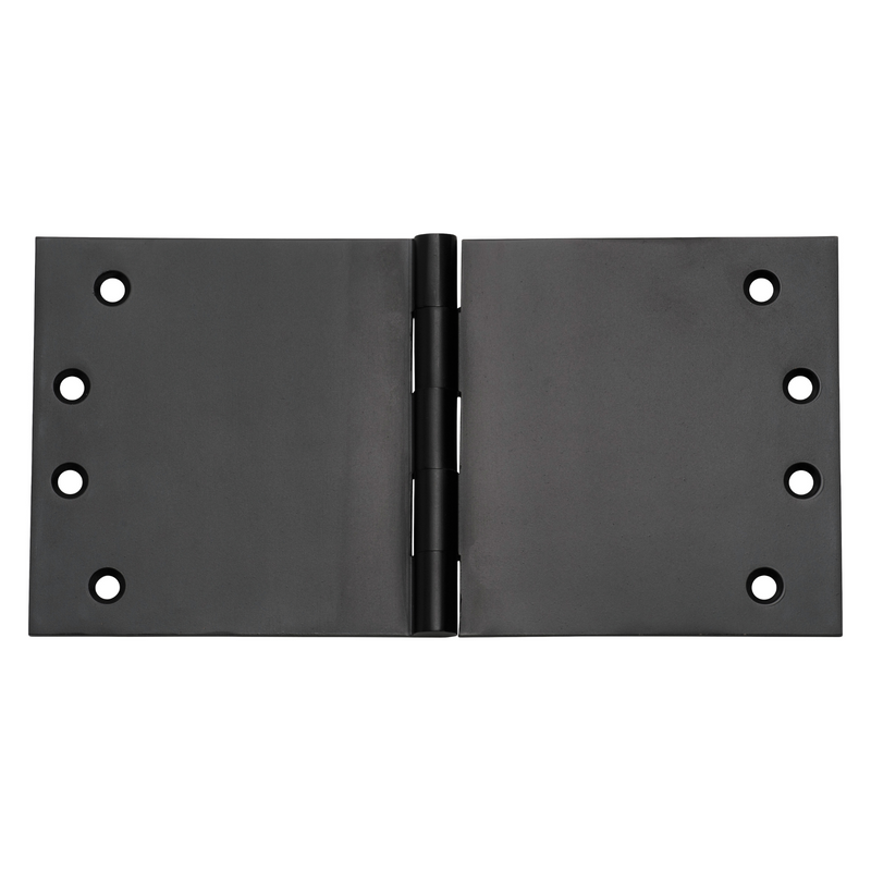 Hinge - Broad Butt Matt Black 100mm x 200mm