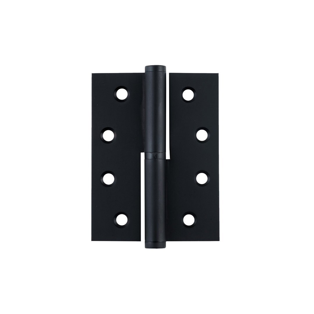 Hinge - Left Hand Lift Off Matt Black 100mm x 75mm