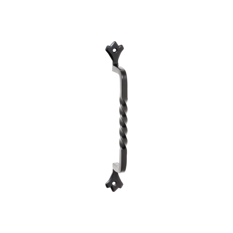 Pull Handle Iron Twist Large Matt Black