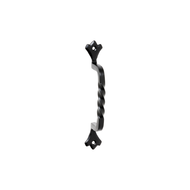 Pull Handle Iron Twist Small Matt Black